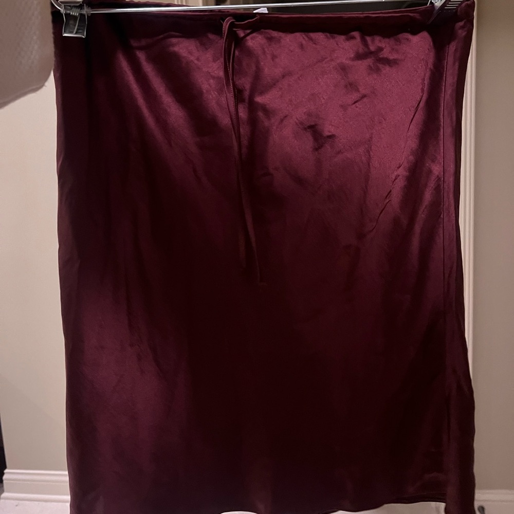 Madewell silk mini skirt